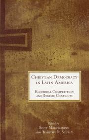 Cover of: Christian Democracy in Latin America by Scott Mainwaring, Timothy Scully