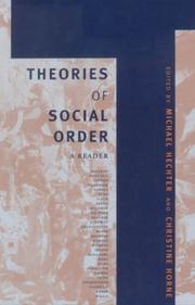 Cover of: Theories of Social Order: A Reader