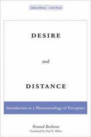 Cover of: Desire and Distance