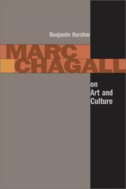 Cover of: Marc Chagall on Art and Culture