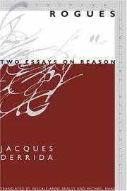 Cover of: Rogues: Two Essays on Reason (Meridian: Crossing Aesthetics)