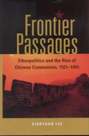 Cover of: Frontier Passages | Liu, Xiaoyuan