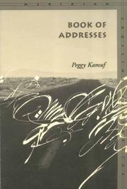 Cover of: Book of Addresses (Meridian: Crossing Aesthetics)