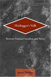 Cover of: Heidegger's Volk: Between National Socialism and Poetry (Cultural Memory in the Present)