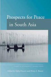 Cover of: Prospects for Peace in South Asia (Studies of the Walter H. Shorenstein Asi) by 
