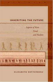Cover of: Inheriting the future | Elizabeth Rottenberg