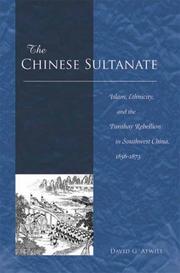 Cover of: The Chinese sultanate: Islam, ethnicity, and the Panthay Rebellion in southwest China, 1856-1873