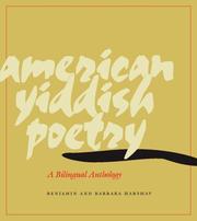 Cover of: American Yiddish Poetry: A Bilingual Anthology