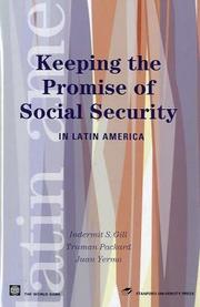 Cover of: Keeping the Promise of Social Security in Latin America (American Development Forum)