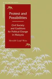 Cover of: Protest and Possibilities | Meredith Weiss