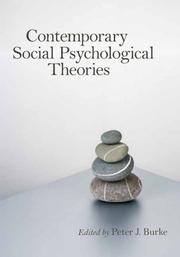 Cover of: Contemporary Social Psychological Theories by Peter J. Burke