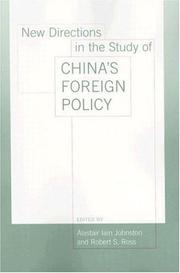 Cover of: New Directions in the Study of China's Foreign Policy by 