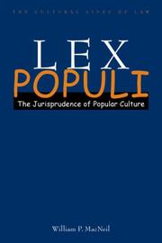 Cover of: Lex Populi: The Jurisprudence of Popular Culture (The Cultural Lives of Law)