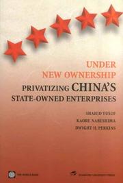 Cover of: Under New Ownership: Privatizing China's State-Owned Enterprises
