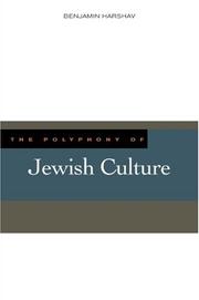 Cover of: The Polyphony of Jewish Culture | Benjamin Harshav