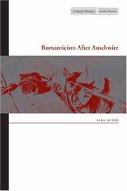 Cover of: Romanticism After Auschwitz (Cultural Memory in the Present)