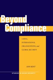 Cover of: Beyond Compliance by Ann Kent