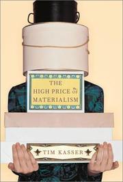 Cover of: The High Price of Materialism