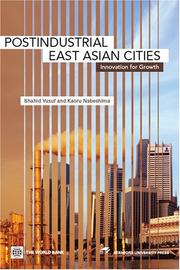 Cover of: Post-Industrial East Asian Cities: Innovation for Growth