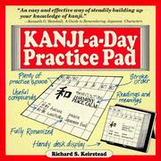 Cover of: Kanji-A-Day Practice Pad