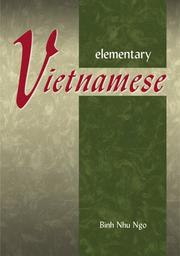 Cover of: Elementary Vietnamese by Nh Binh Ngo, Binh Nhu Ngo