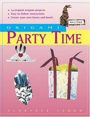 Cover of: Origami party time book by Florence Temko