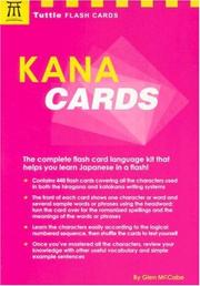 Cover of: Kana Cards