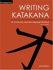 Cover of: Writing Katakana | Jim Gleeson