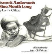 Cover of Everett Anderson's nine month long