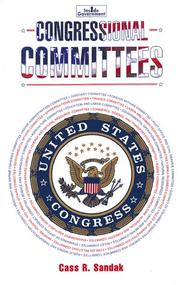 Cover of: Congressional committees by Cass R. Sandak