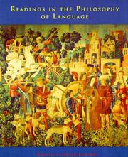 Cover of: Readings in the philosophy of language