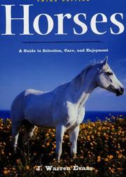 Cover of: Horses, 3rd Edition by J. Warren Evans