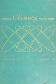 Cover of: General Chemistry: for colleges.