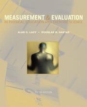 Cover of: Measurement and evaluation in physical education and exercise science by Alan C. Lacy
