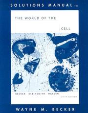 Cover of: Solutions Manual for the World of the Cell