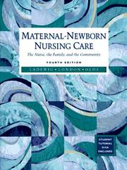 Cover of: Maternal-newborn nursing care by Patricia W. Ladewig