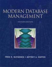 Modern database management by Fred R. McFadden