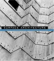 Surface architecture by David Leatherbarrow, Mohsen Mostafavi