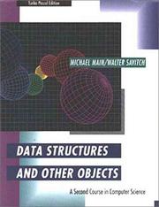 Cover of: Data structures and other objects: a second course in computer science