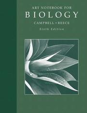 Cover of: ART NOTEBOOK FOR BIOLOGY by Neil Alexander Campbell, Jane B. Reece