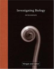 Cover of: Investigating Biology Lab Manual (5th Edition)