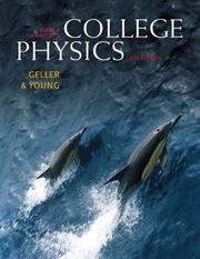 Cover of: Sears & Zemansky's college physics