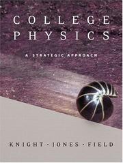 Cover of: College Physics by Randall D. Knight, Brian Jones, Stuart Field