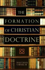 cover of The Formation of Christian Doctrine