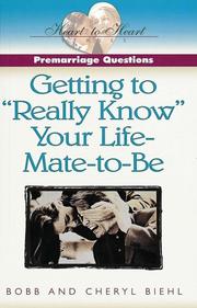 Cover of: Pre-marriage questions: getting to "really know" your life-mate-to-be