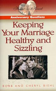 Cover of: Anniversary questions: keeping your marriage healthy and sizzling