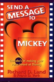 Cover of: Send a message to Mickey