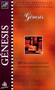 Cover of: Génesis