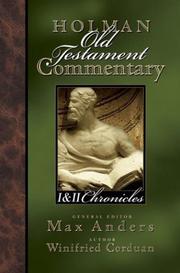 Cover of: Holman Old Testament Commentary: 1st & 2nd Chronicles (Holman Old Testament Commentary)