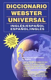 Cover of: Diccionario Webster universal, inglés-español, español-inglés = by Sarita Mlawer, editor in chief ; Daniel Santacruz, senior editor.